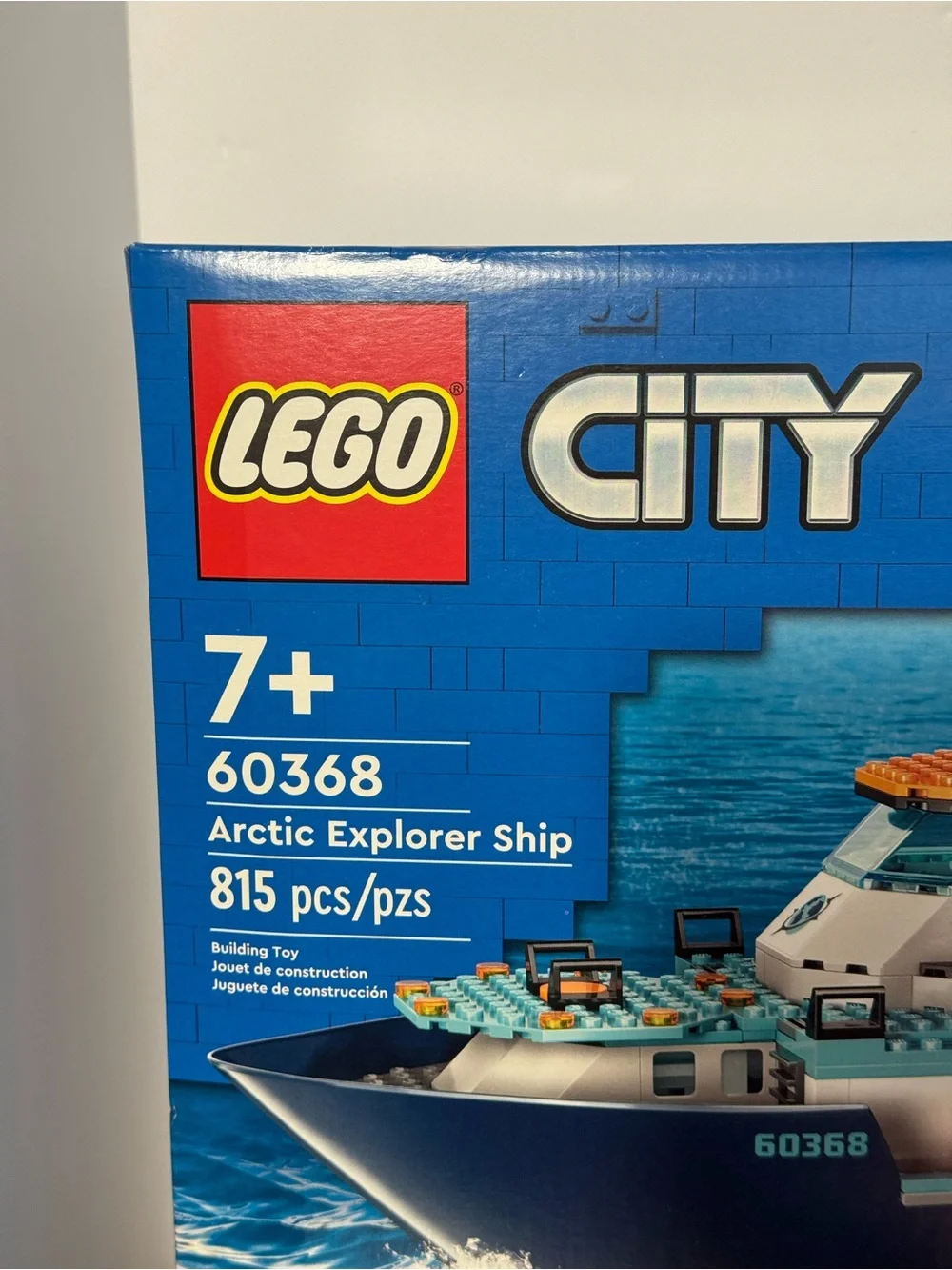 LEGO City 60368 Arctic Explorer Ship New Sealed 815-Piece Building Set